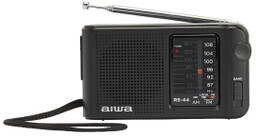 Aiwa RS-44 Radio FM Czarny Radioodbiornik
