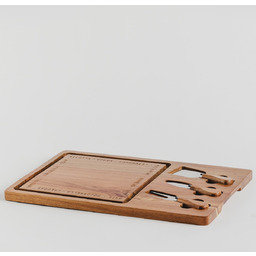 Deska z akacji Queso Grandos do krojenia lub