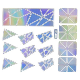 Naklejki do paznokci szablon do malowania wzorów holo