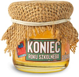 Podziękowania miodek dla nauczyciela na zakończenie roku szkolnego