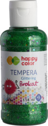 Farba tempera 118ml Happy Color brokatowa 37450 37436,
