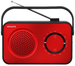 Aiwa R-190RD Radio FM Czerwony Radioodbiornik