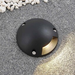 Lindby Huban oprawa natynkowa LED, 1-punktowa, czarny, aluminium,