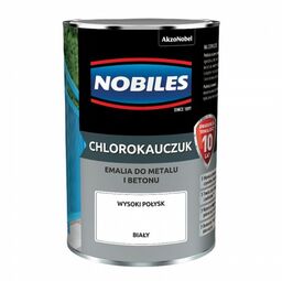 NOBILES Chlorokauczuk 0,9L biały połysk