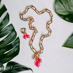 Pakamera KOMPLET Swarovski neon pearls : TWO :