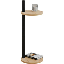 Edinos Minimalistyczny stolik pomocniczy dąb artisan + czarny