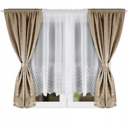 Zestaw Firan Kissi 400x160 cm Woal Firanka