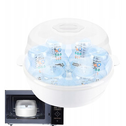 Sterylizator Do Butelek Mikrofalowy 4 Minuty 6 Butelek