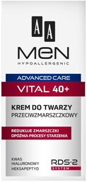 AA_Men Advanced Care Face Cream Vital 40+ przeciwzmarszkowy