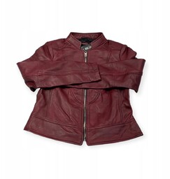 Skórzana kurtka damska ramoneska Real Leather S