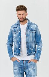 DSQUARED2 Kurtka jeansowa Dan Jean Jacket, Rozmiar 56