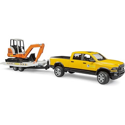 bruder 02546 - RAM Rental Service z minikoparką