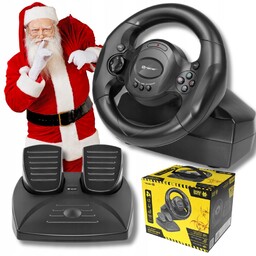 Kierownica Do Gier z pedałami Zestaw przyciski PS4