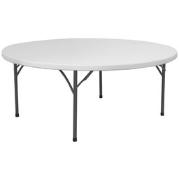 Stół cateringowy składany biały okrągły śr. 180cm