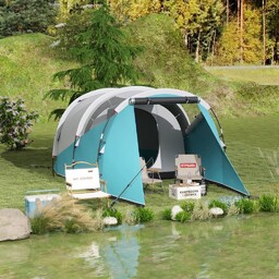 Namiot kempingowy dla 3 osób, oddzielne strefy mieszkalna