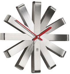 Umbra Zegar ścienny (stalowy) Ribbon