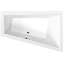 TRIANGL R wanna asymetryczna 180x120x50cm, biały 20611 WAKACYJNA