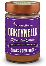 Krem Kokosowo - Daktylowy Śliwka Z Czekoladą Bezglutenowy
