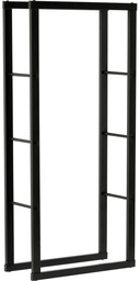 Vorel STOJAK STALOWY NA DREWNO KOMINKOWE 60X25X100CM