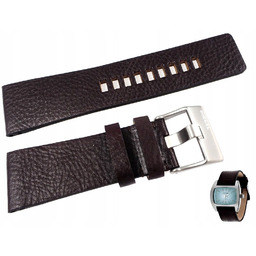 Pasek DIESEL DZ2039 skórzany brązowy