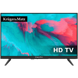 Telewizor Kruger&Matz 24'' HD DVB-T2 H.265 HEVC 230/12V