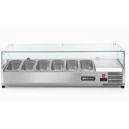 Nadstawa z witryną chłodniczą 6 x GN 1/3