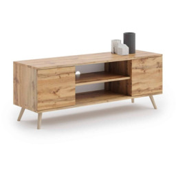Stolik RTV Focus RTV 155x50x40 cm, kolor naturalnego