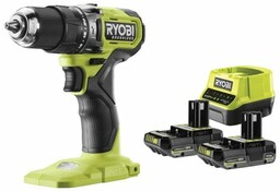 RYOBI Wiertarko-wkrętarka udarowa RPD18BL-2C20S Akumulator 4Ah za 1