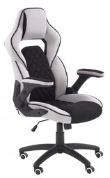 Fotel Obrotowy gamingowy Sonic czarno-popielaty