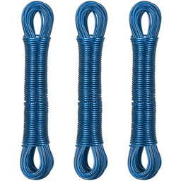 Relaxdays Linka do prania zestaw 3 sztuk, 20