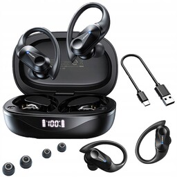 Sportowe Słuchawki Bezprzewodowe z Powerbankiem