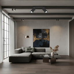 Plafon MERIDA 2 czarny SL.0100 - Sollux