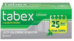 TABEX 1,5 mg, 100 tabletek