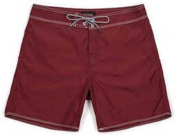 kąpielówki BRIXTON - Bering Ii Trunk Burgundy/White (BUWHT)