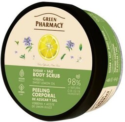 GREEN PHARMACY Peeling cukrowo-solny do ciała Werbena