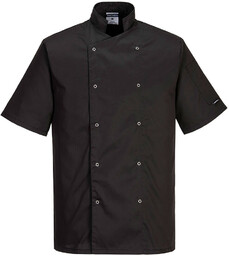 PORTWEST C733 BLUZA SZEFA KUCHNI CUMBRIA; CZARNY