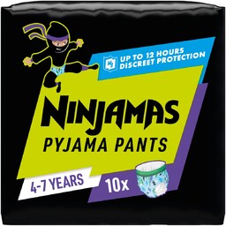 Pampers Ninjamas Pants Pieluchomajtki dla Chłopców, rozmiar 7