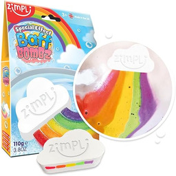 ZIMPLI - Large Cloud Rainbow Baff Bombz, stwórz