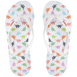Japonki Kappa 351C22W White - Pink Coral -