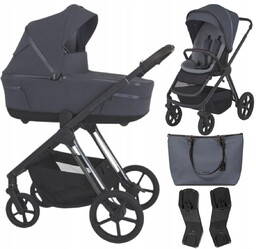 Espiro Miloo Wózek spacerowy spacerówka gondola 2w1 adaptery