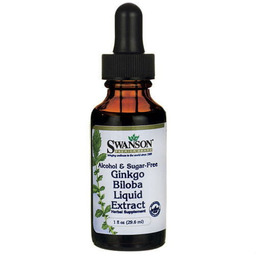 Swanson, Ginkgo Biloba Liquid Extract, 29,6 ml Suplement