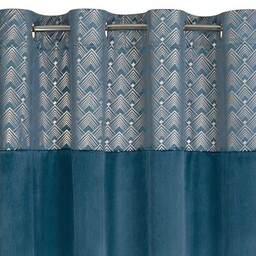 EUROFIRANY Zasłona Elen 140 x 250 cm Niebieski
