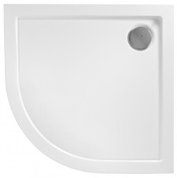 REA-K7908 Look White Brodzik półokrągły 80x80