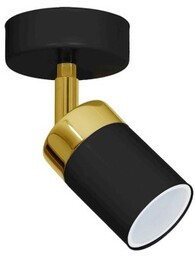 MILAGRO MLP6123 JOKER BLACK/GOLD 1XGU10/8W METAL
