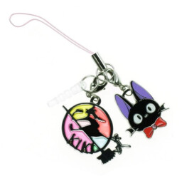 Przywieszka Ghibli - Jiji Silver (Kiki''s Delivery Service)