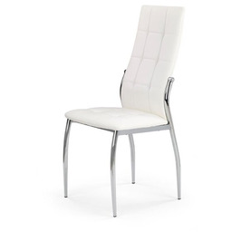 Krzesło do jadalni ekoskóra białe K209