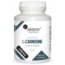 L-CARNOSINE 500 mg 60 kapsułek suplement diety AMINOACIDS