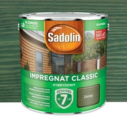 Sadolin Impregnat Classic Hybrydowy Zielony 2,5L