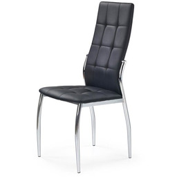 Krzesło do jadalni ekoskóra czarne K209
