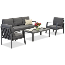 Zestaw aluminiowy Zakintos Coffee 5 antracyt Garden Point